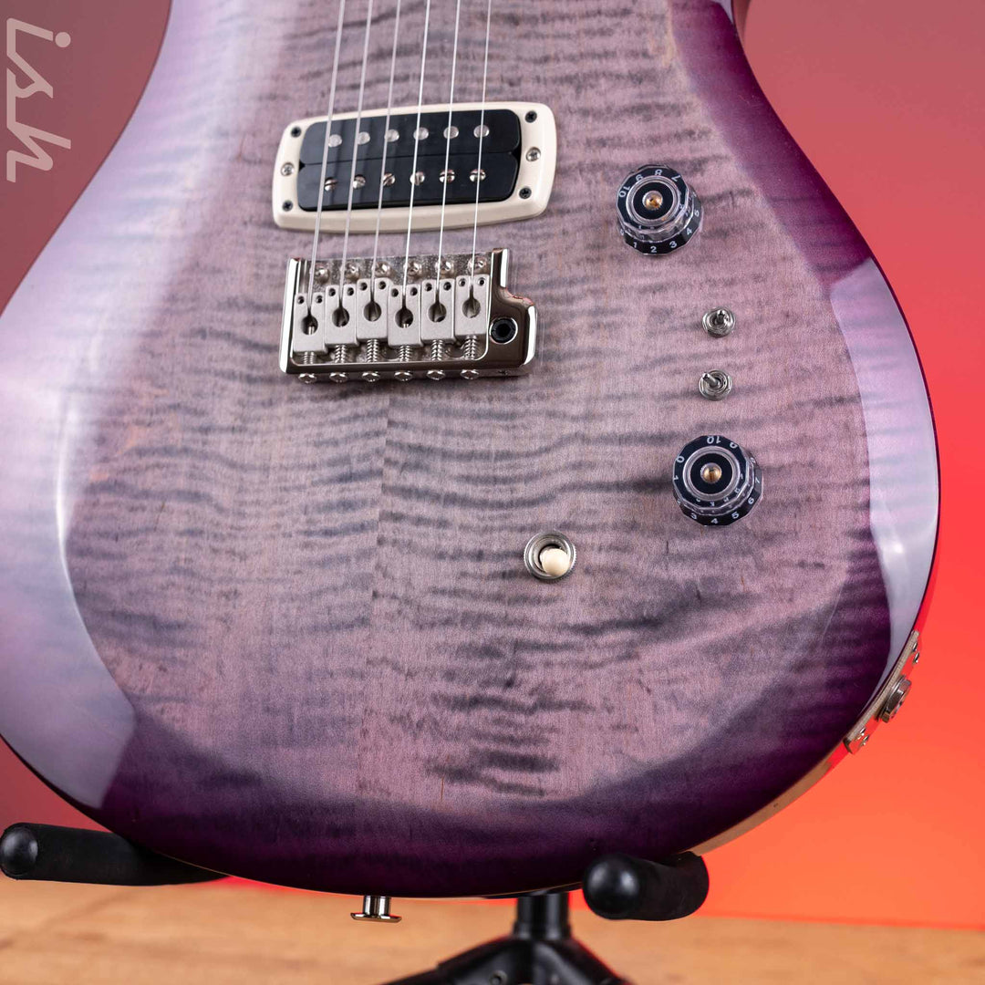 PRS S2 Custom 24-08 Electric Guitar Faded Grey Black Purple Burst