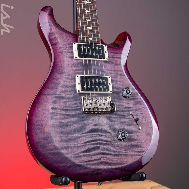 PRS S2 Custom 24 Electric Guitar Faded Gray Black Purple Burst – Ish Guitars