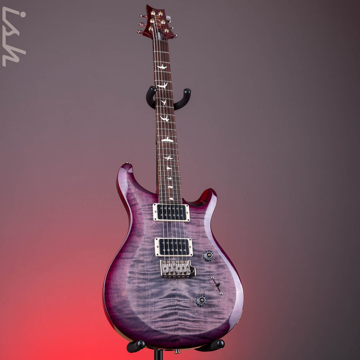 PRS S2 Custom 24 Electric Guitar Faded Gray Black Purple Burst – Ish Guitars