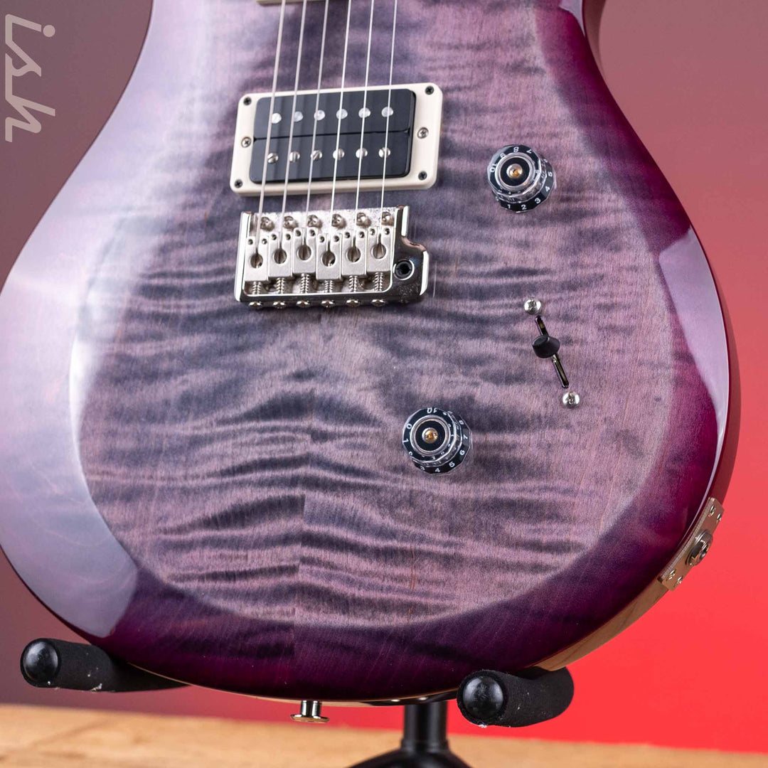 PRS S2 Custom 24 Electric Guitar Faded Gray Black Purple Burst