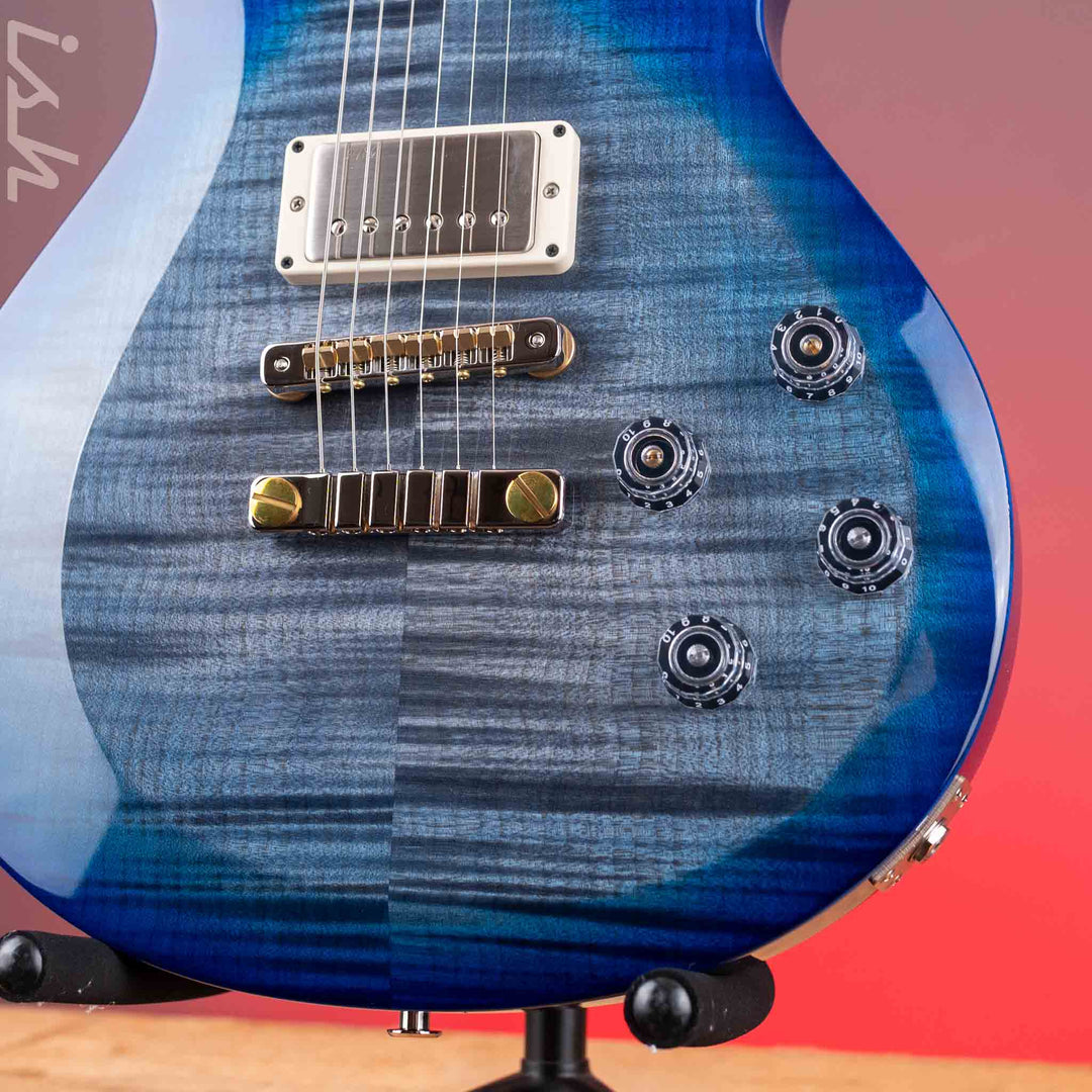 PRS S2 McCarty 594 Singlecut Electric Guitar Faded Gray Black Blue Burst