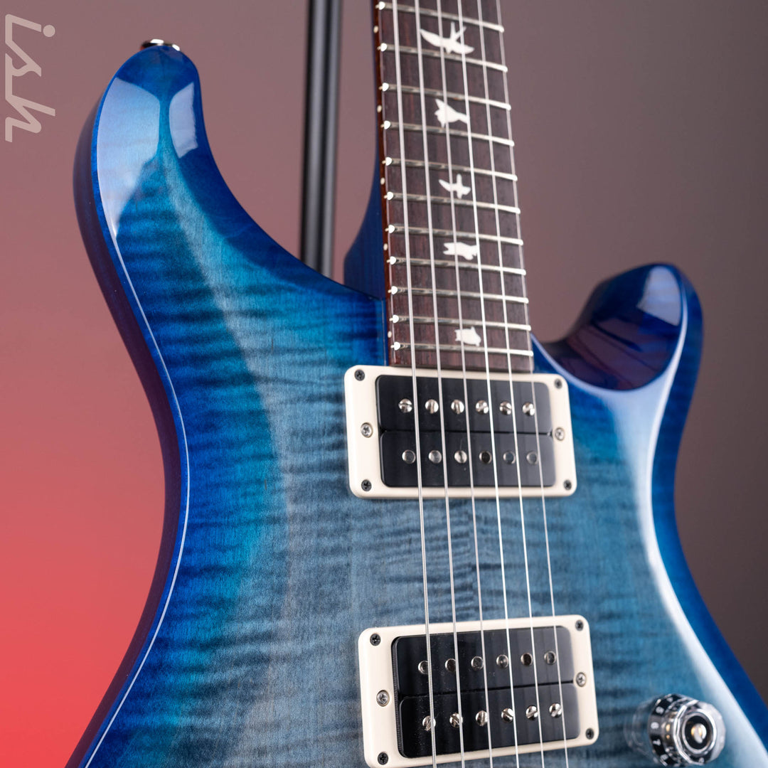 PRS S2 Custom 24 Electric Guitar Faded Gray Black Blue Burst