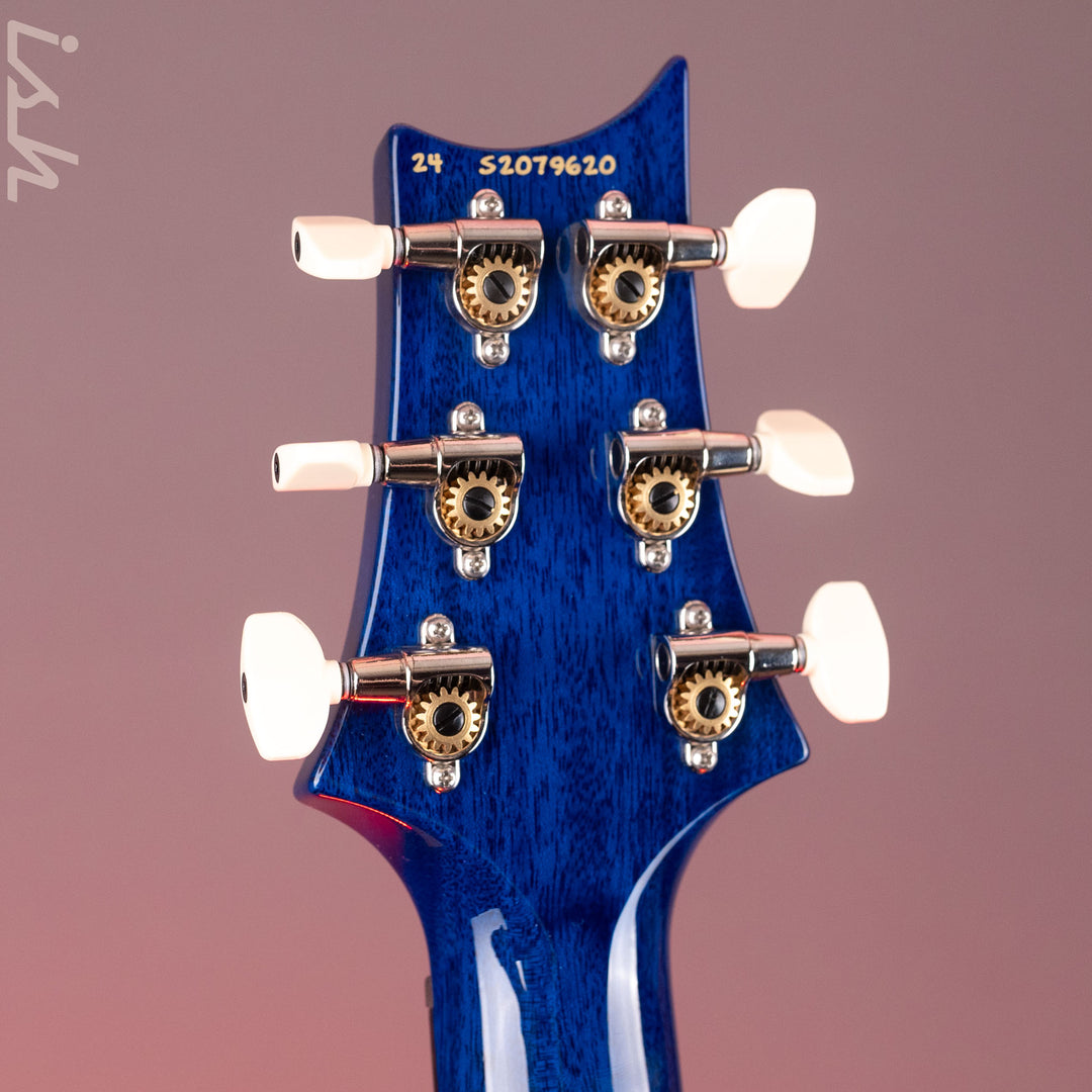PRS S2 Custom 24 Electric Guitar Faded Gray Black Blue Burst
