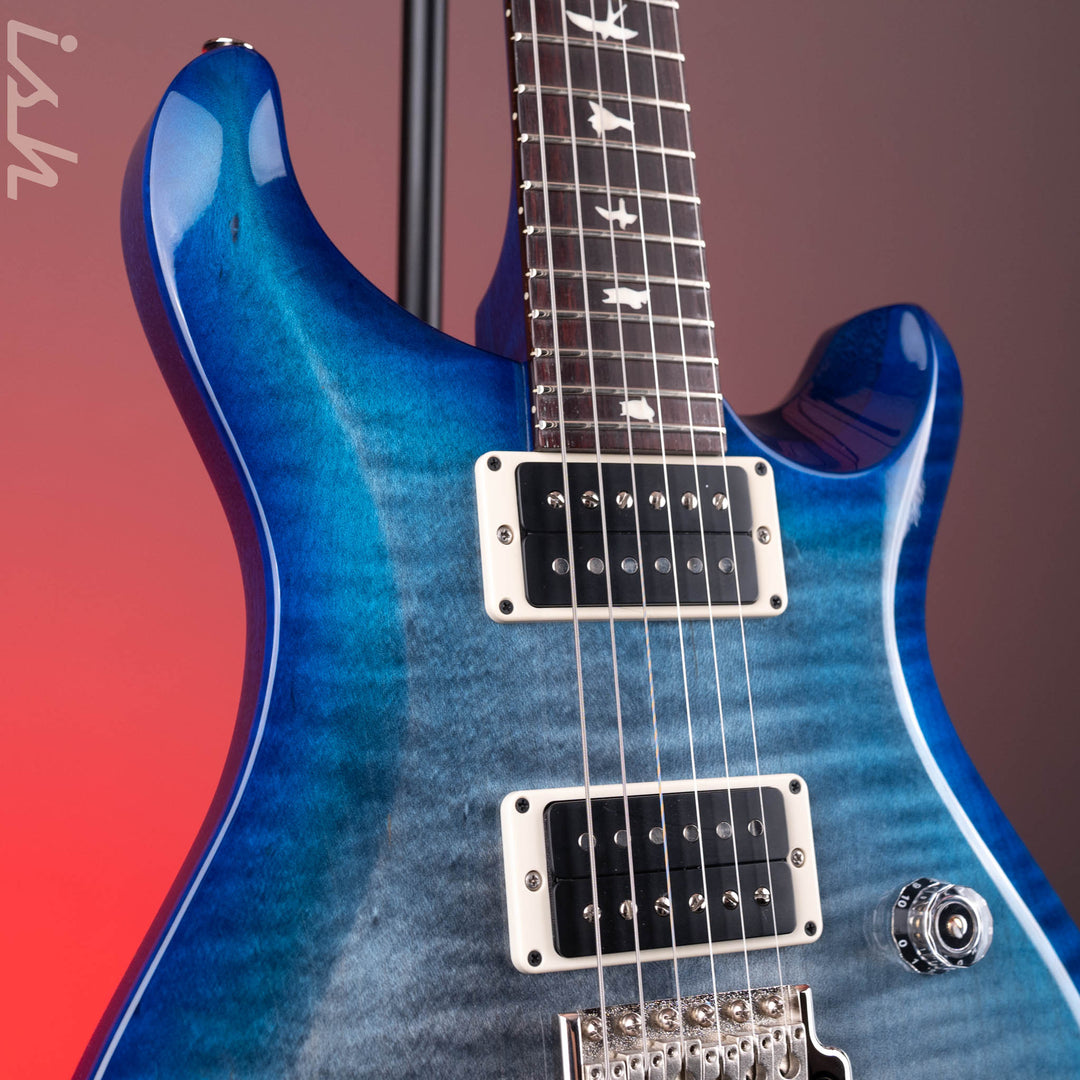 PRS S2 Custom 24 Electric Guitar Faded Gray Black Blue Burst