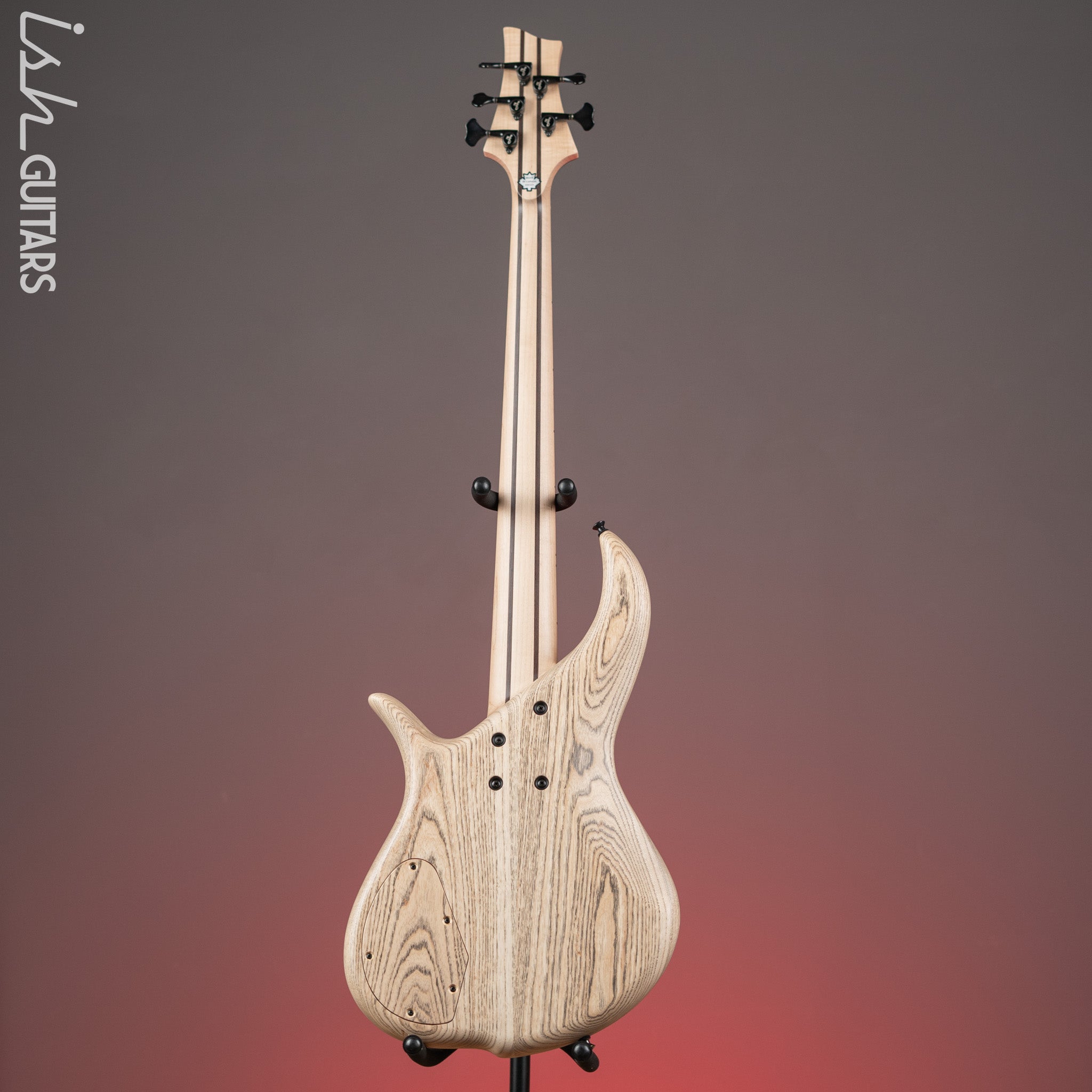 F Bass BN5 5-String Bass Natural Purpleheart – Ish Guitars