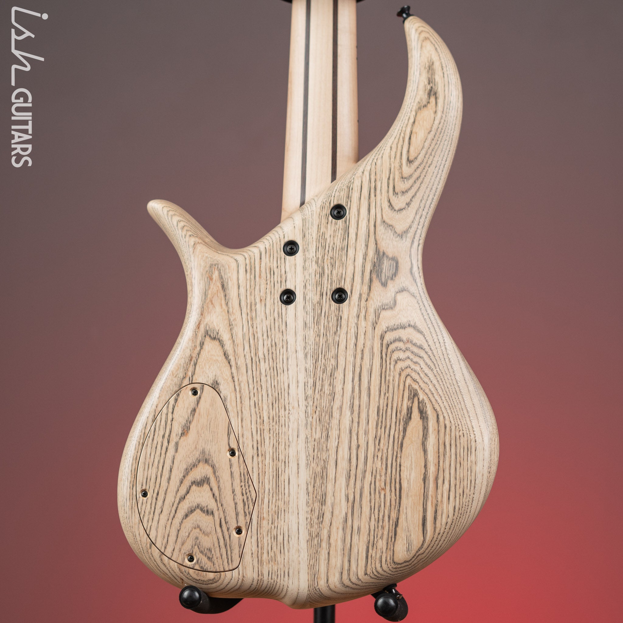 F Bass BN5 5-String Bass Natural Purpleheart – Ish Guitars
