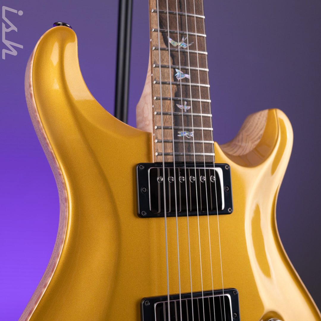 PRS Wood Library DGT Gold Top Ziricote Fretboard