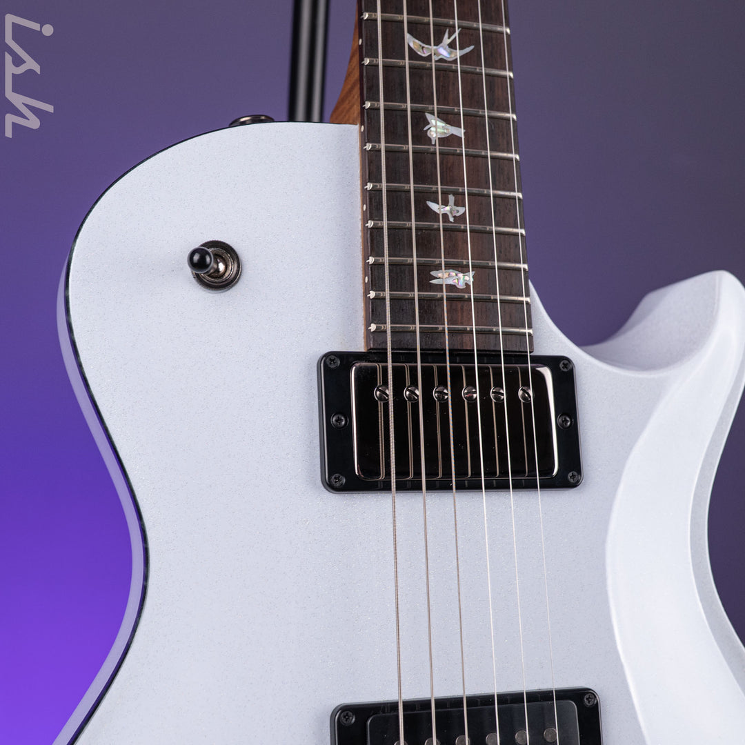 2025 PRS Tremonti Wood Library Sparkle White w/Charcoal Binding