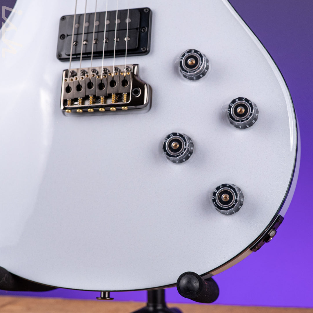 2025 PRS Tremonti Wood Library Sparkle White w/Charcoal Binding