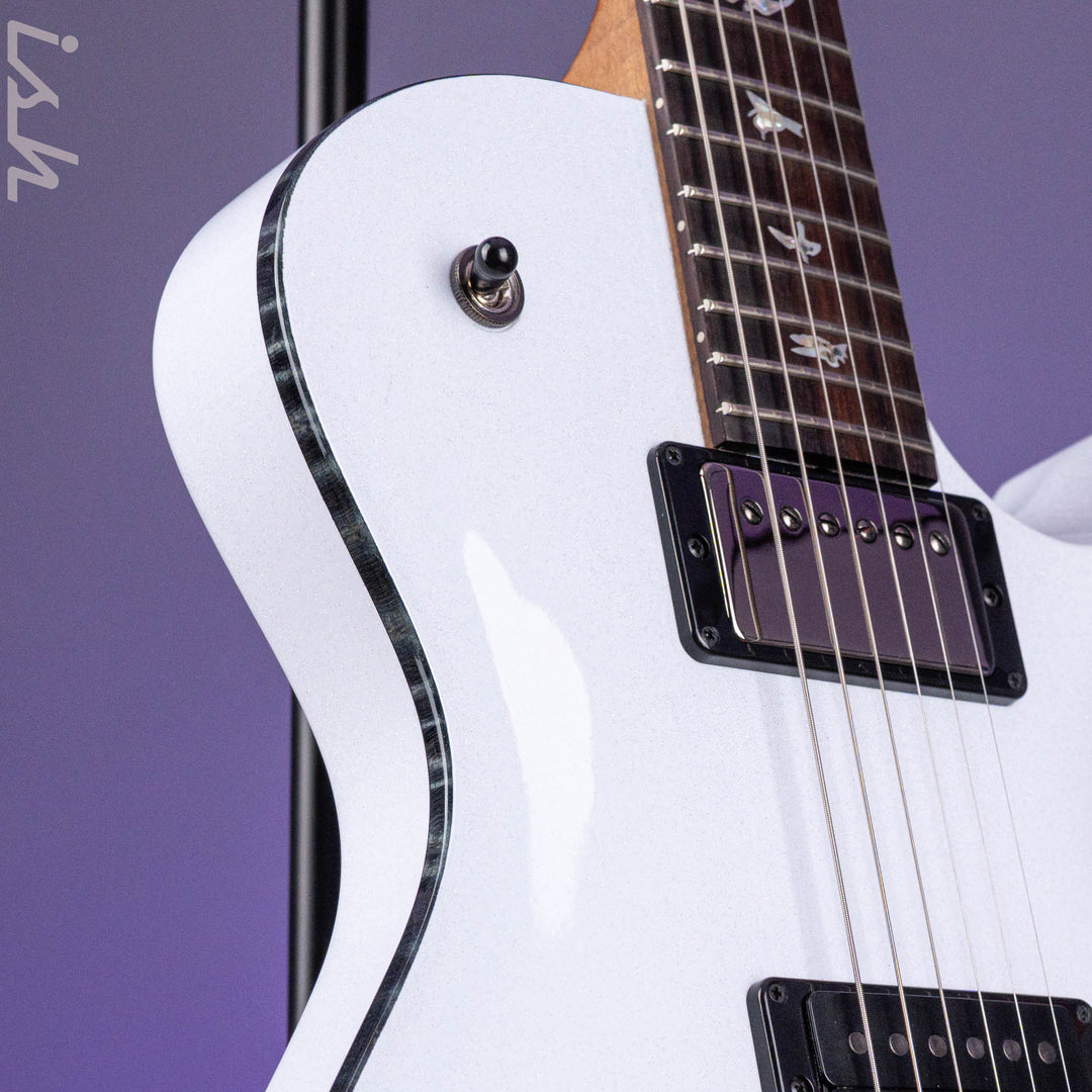 2025 PRS Tremonti Wood Library Sparkle White w/Charcoal Binding