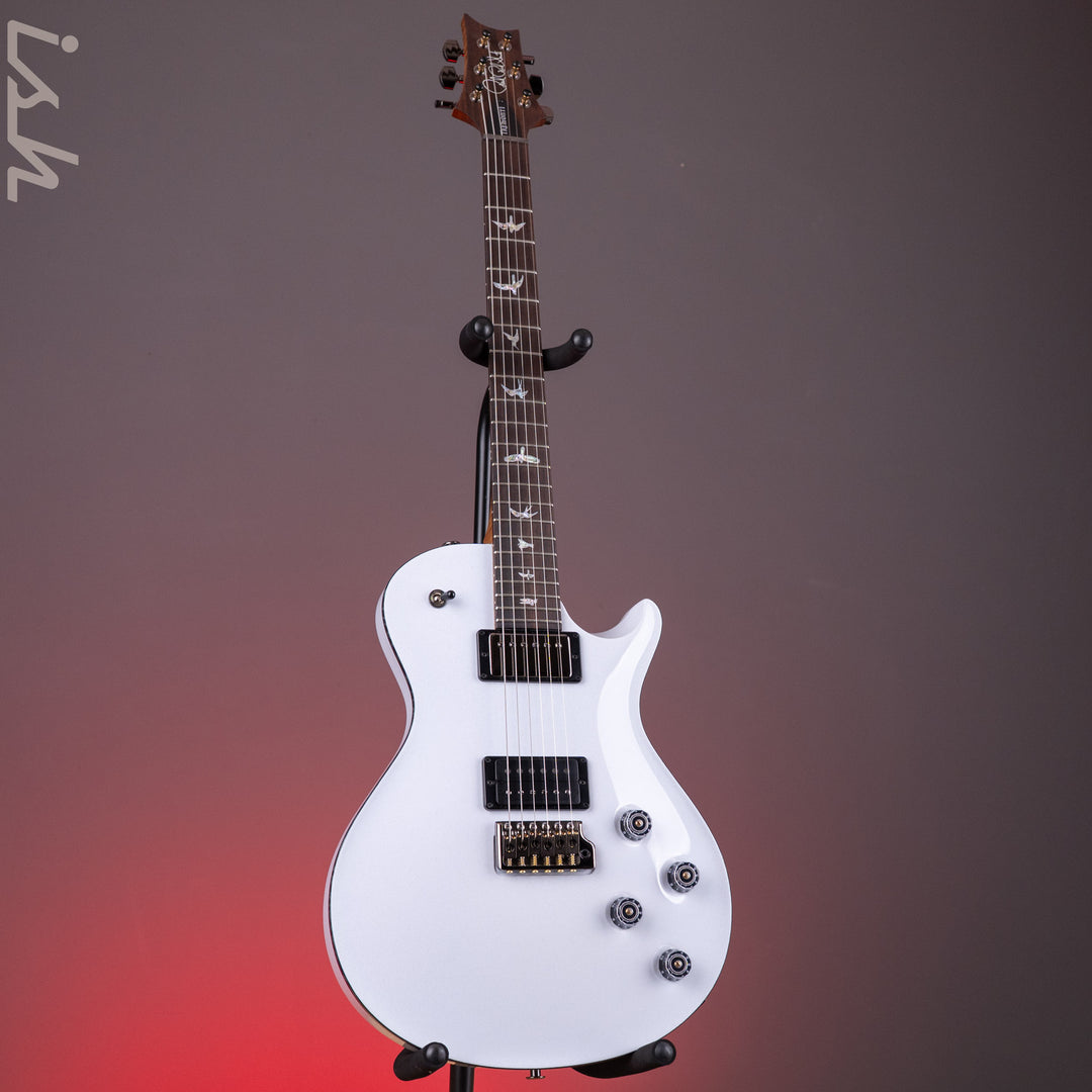 PRS Wood Library Tremonti Gloss White Stained Binding Roasted Maple Neck