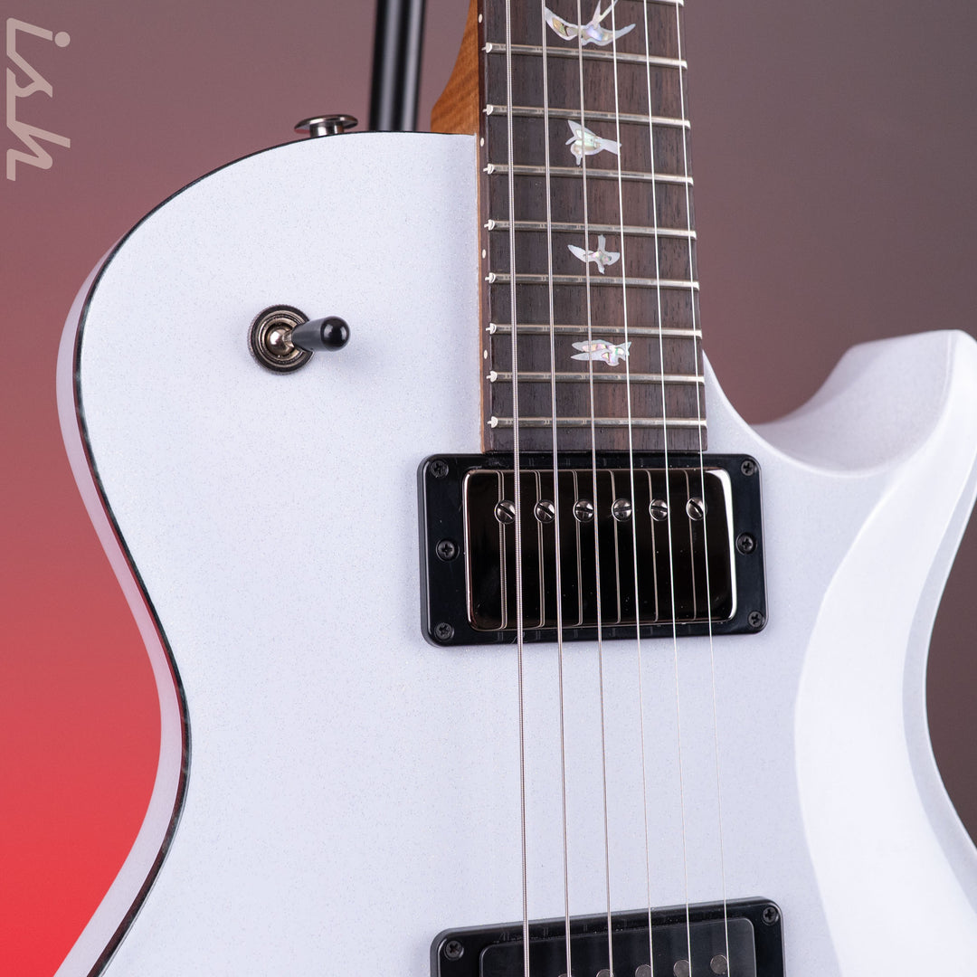 PRS Wood Library Tremonti Gloss White Stained Binding Roasted Maple Neck