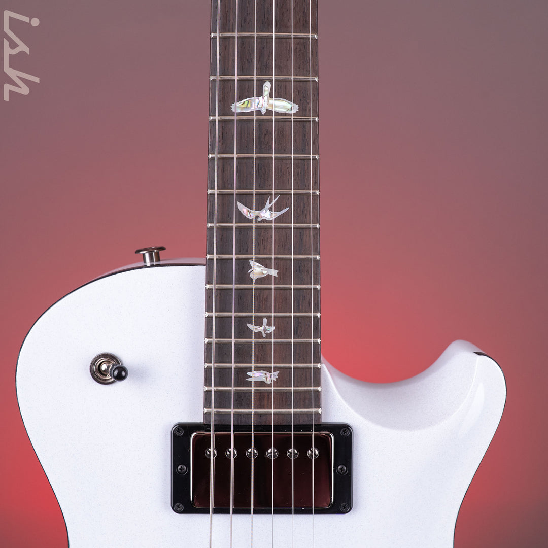 PRS Wood Library Tremonti Gloss White Stained Binding Roasted Maple Neck