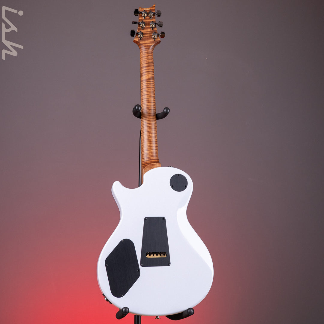 PRS Wood Library Tremonti Gloss White Stained Binding Roasted Maple Neck
