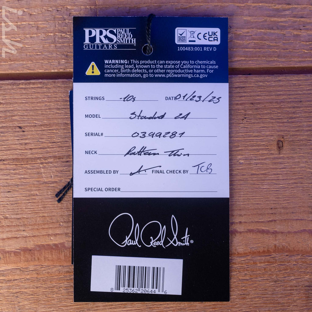 PRS Standard 24 Satin Red Apple Metallic