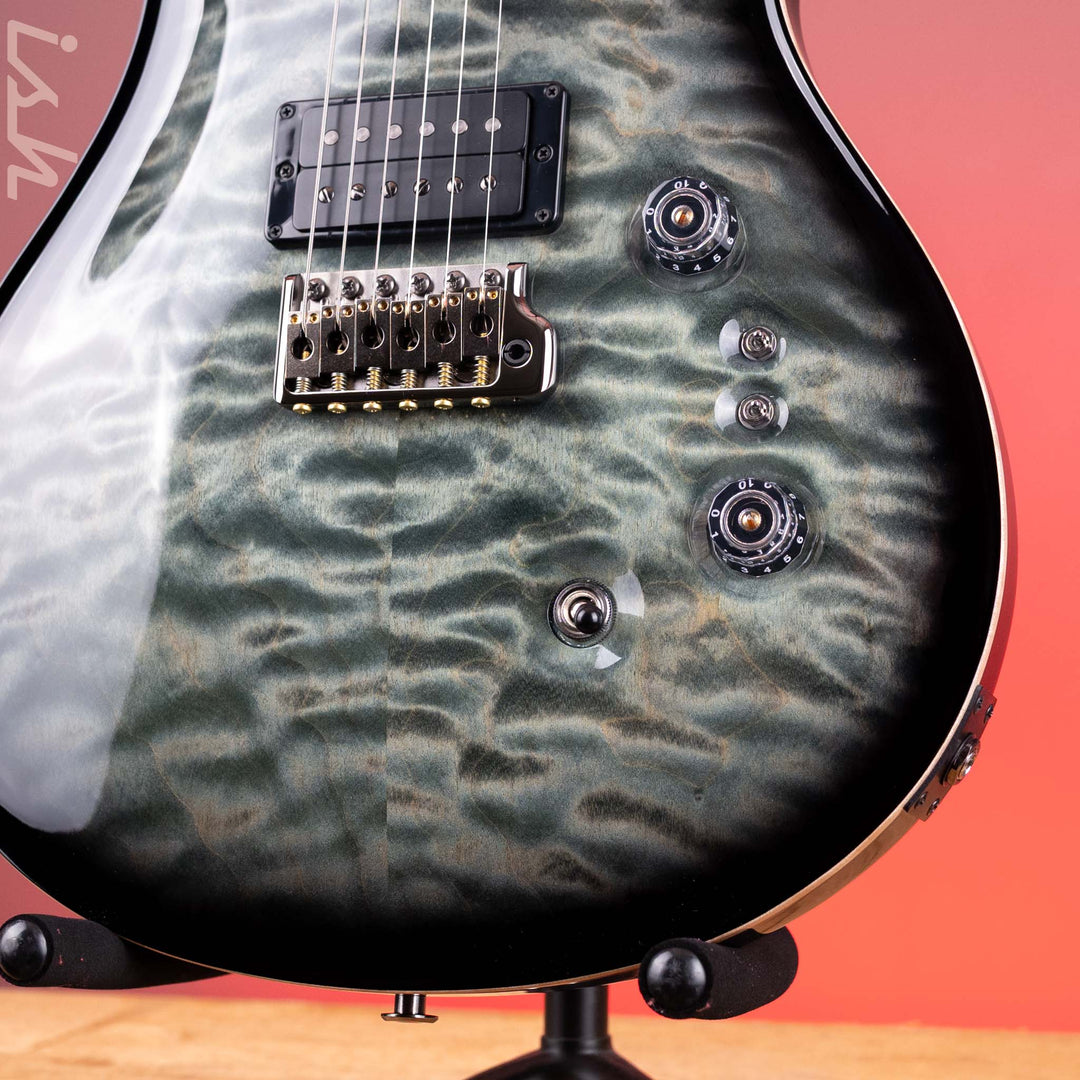 PRS Kanami Limited Edition Custom 24-08 10-Top Trampas Green Smokeburst - Painted Back/Neck