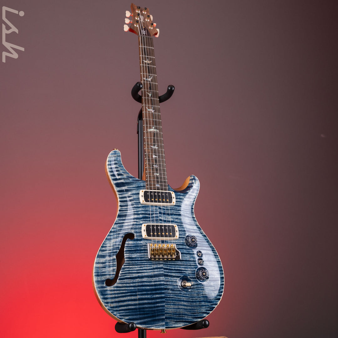 PRS 40th Anniversary Custom 24-08 Semi-Hollow Limited Edition Faded Whale Blue