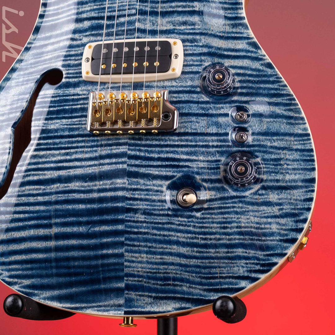 PRS 40th Anniversary Custom 24-08 Semi-Hollow Limited Edition Faded Whale Blue