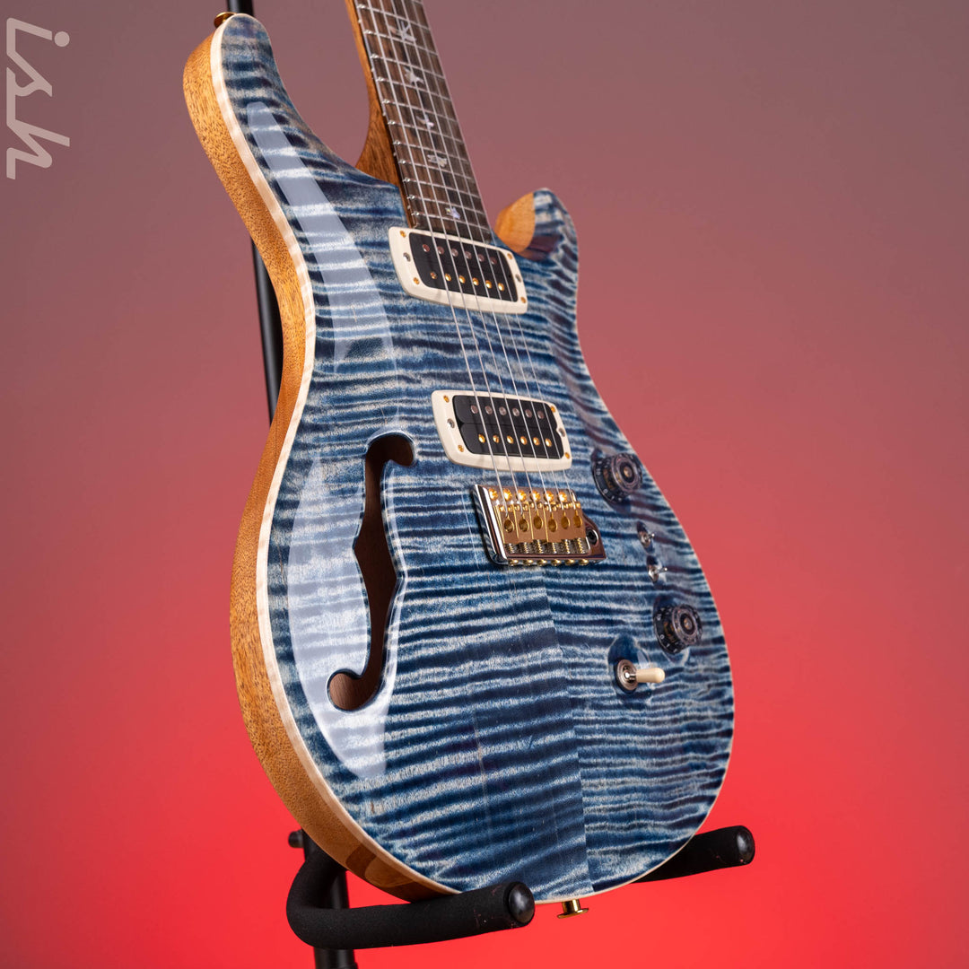 PRS 40th Anniversary Custom 24-08 Semi-Hollow Limited Edition Faded Whale Blue