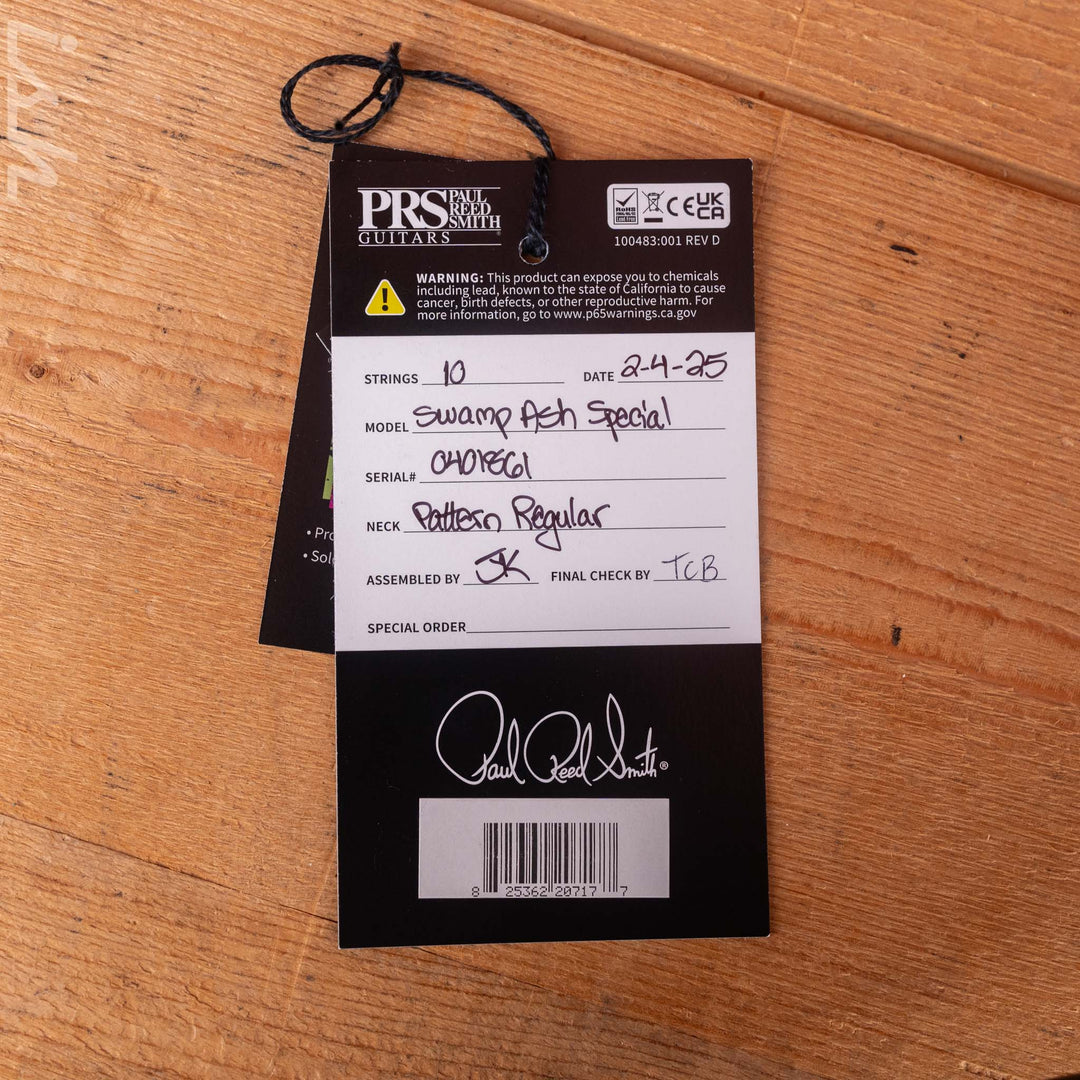 PRS Swamp Ash Special White Doghair Smokeburst