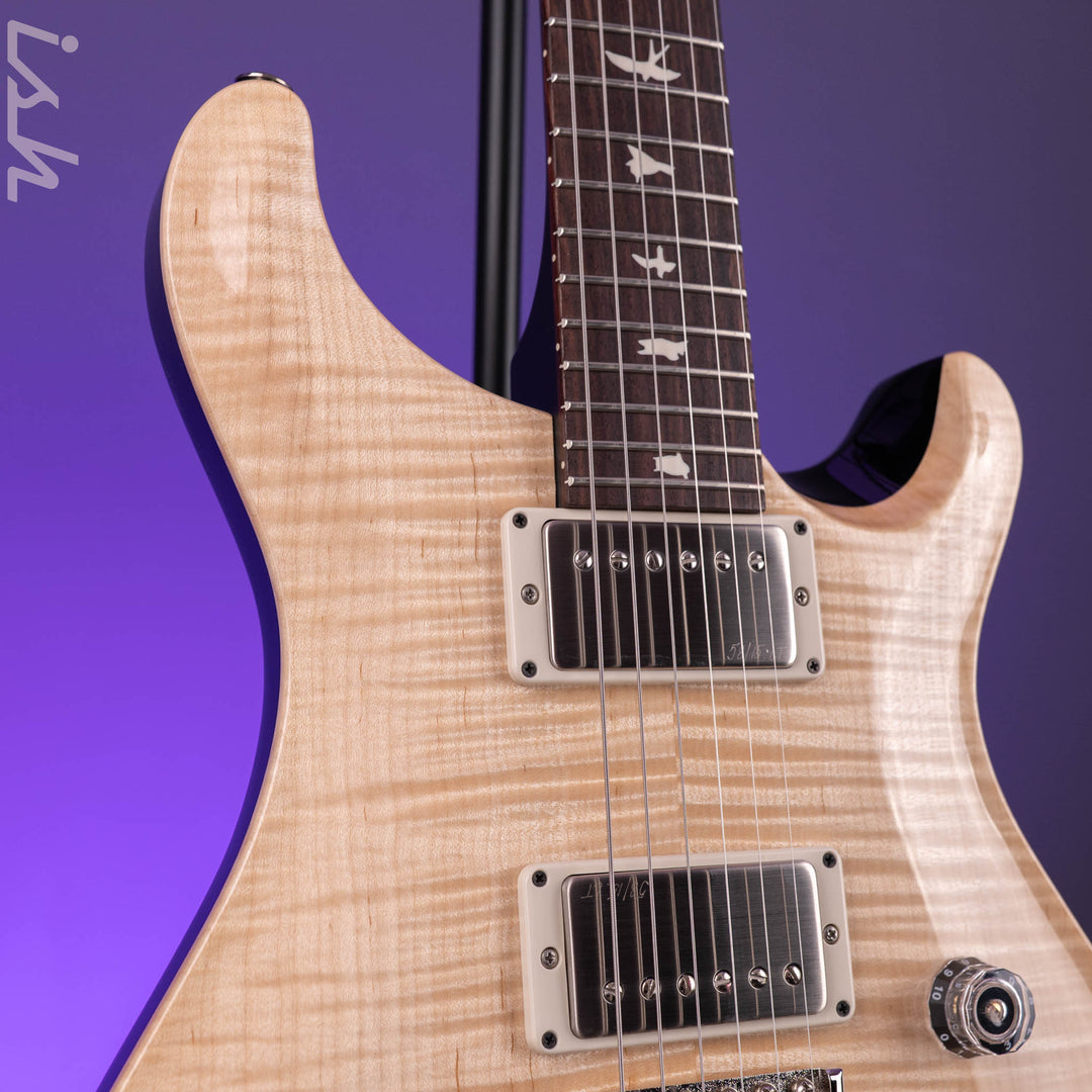 PRS CE 24 Natural Painted Black Satin Neck Demo