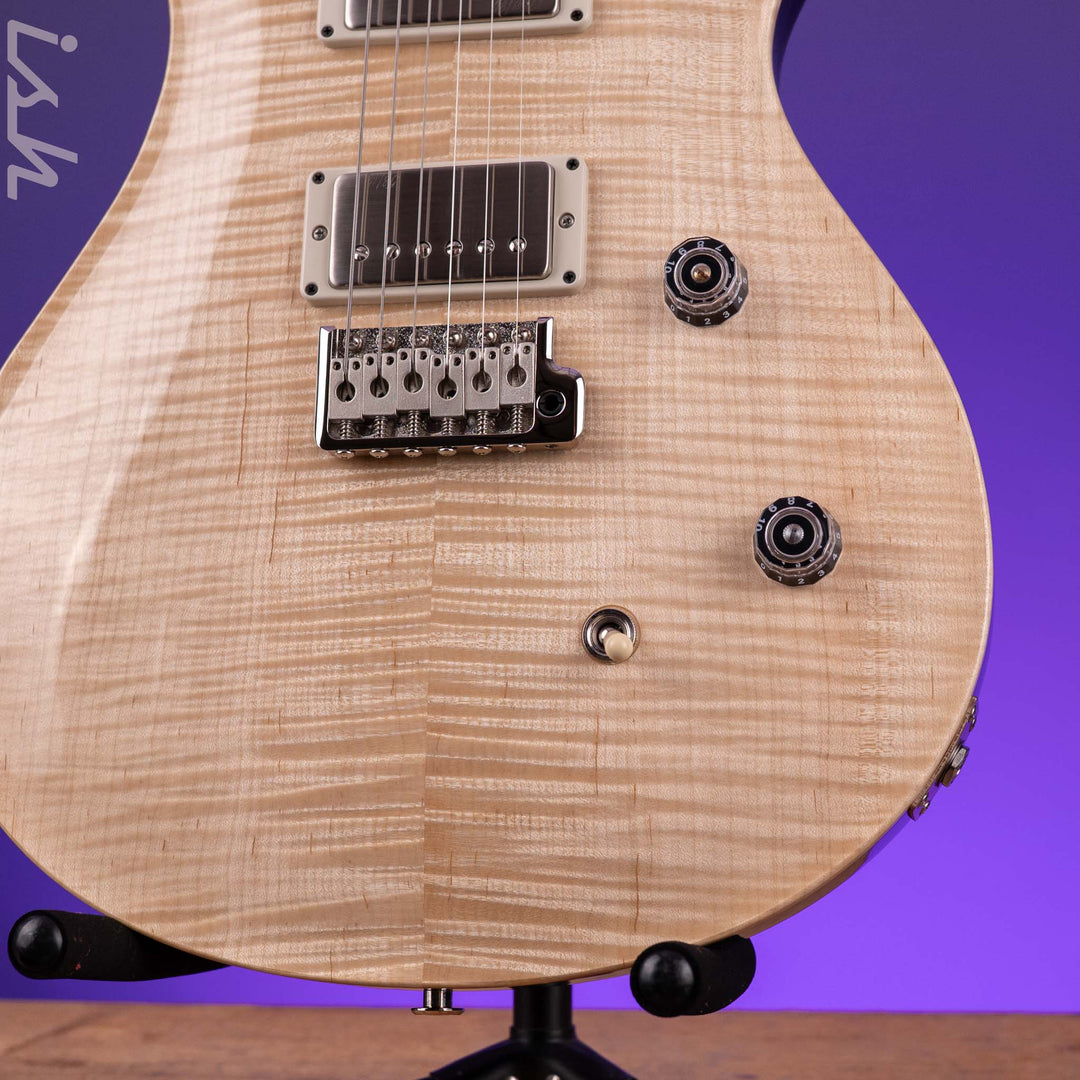 PRS CE 24 Natural Painted Black Satin Neck Demo
