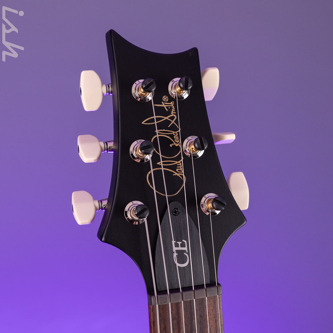 PRS CE 24 Natural Painted Black Satin Neck Demo