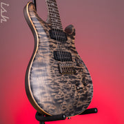 PRS Wood Library Custom 24-08 10-Top One-Piece Charcoal Satin