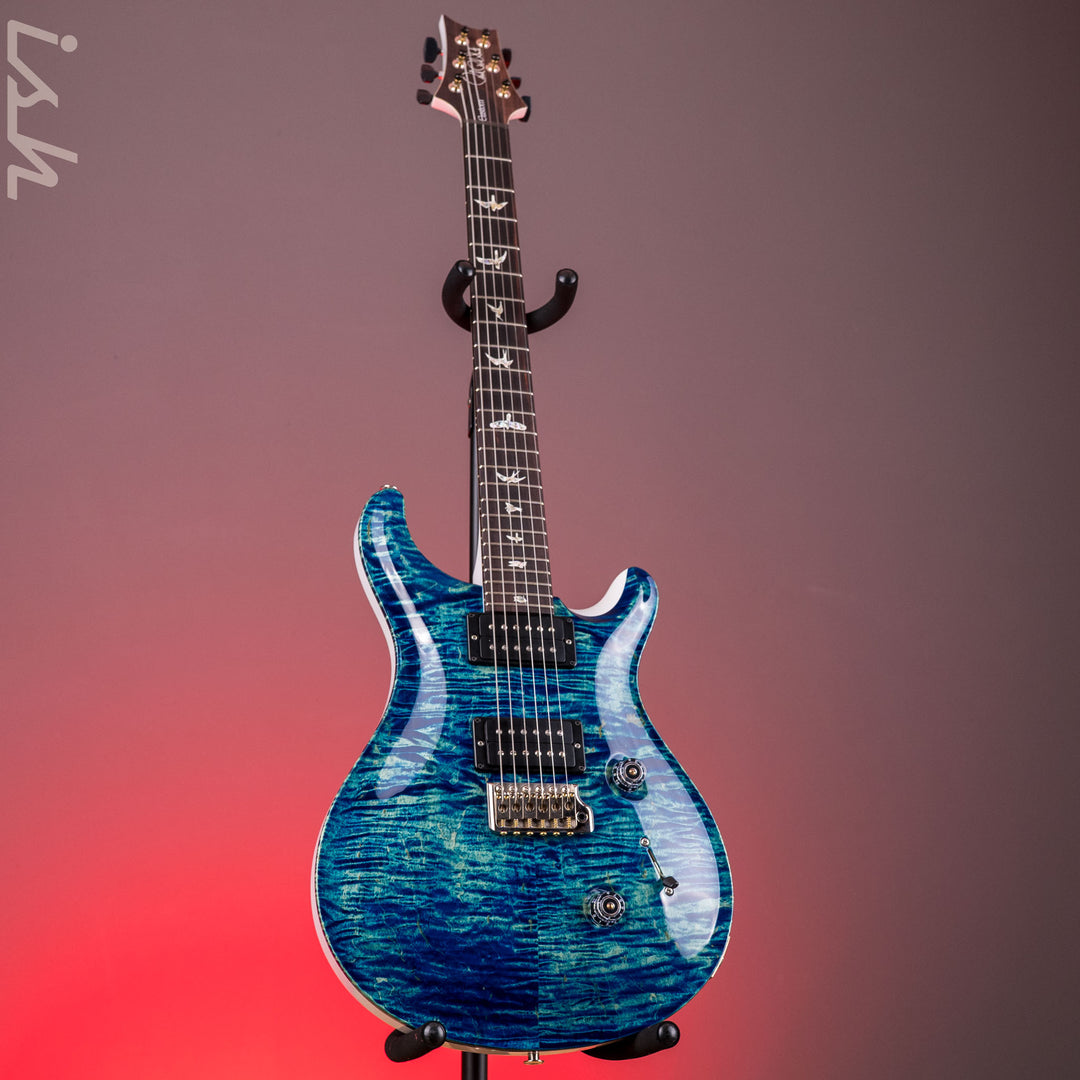 PRS Custom 24 River Blue Wrap w/ Pearl White Back