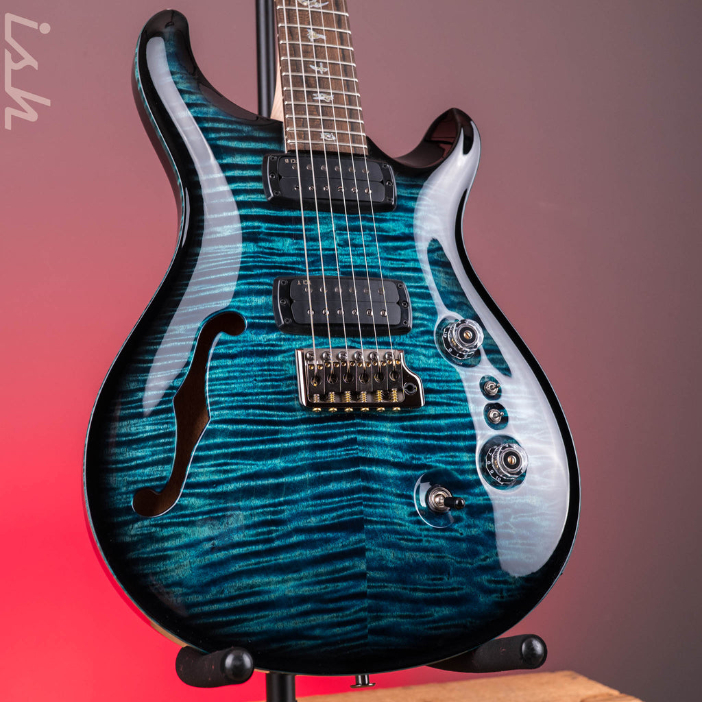 モディファイ品　PRS HORSEMEAT ADD CBF MOD PRS Custom 24-08 Semi-Hollow Cobalt Smokeburst w/ Stained