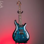 PRS Custom 24-08 Semi-Hollow Cobalt Smokeburst w/ Stained Binding