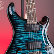 PRS Custom 24-08 Semi-Hollow Cobalt Smokeburst w/ Stained Binding