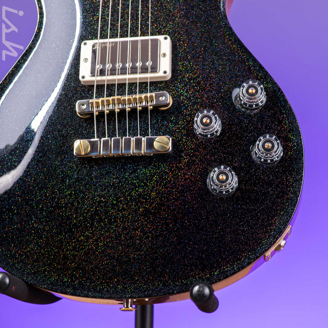 PRS McCarty SC56 40th Anniversary Limited Edition Black Rainbow Holoflake
