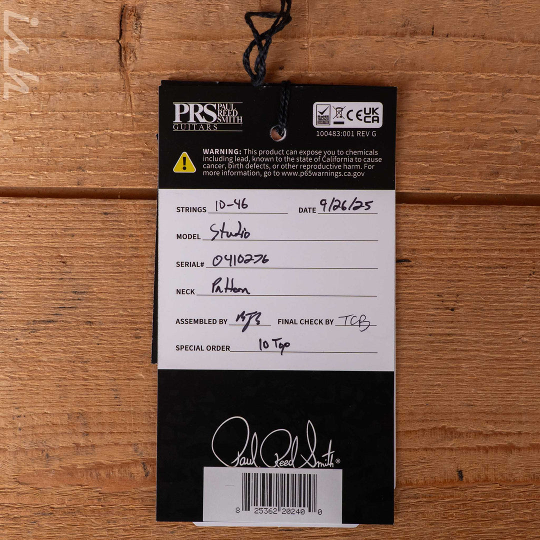 PRS Studio Carrol Blue Smokeburst