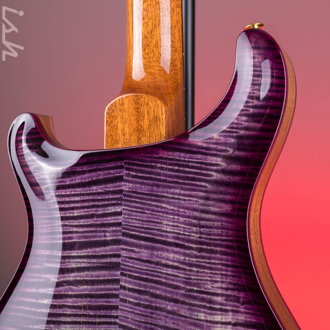 PRS Hollowbody II Piezo 10-Top Faded Purple Wrap Smokeburst w/ Natural Sides