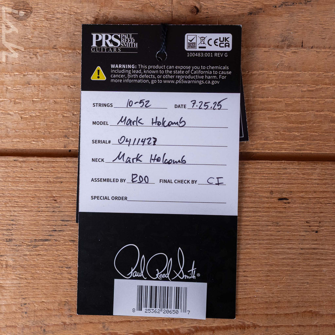 PRS Mark Holcomb Purple Mist Wraparound Burst