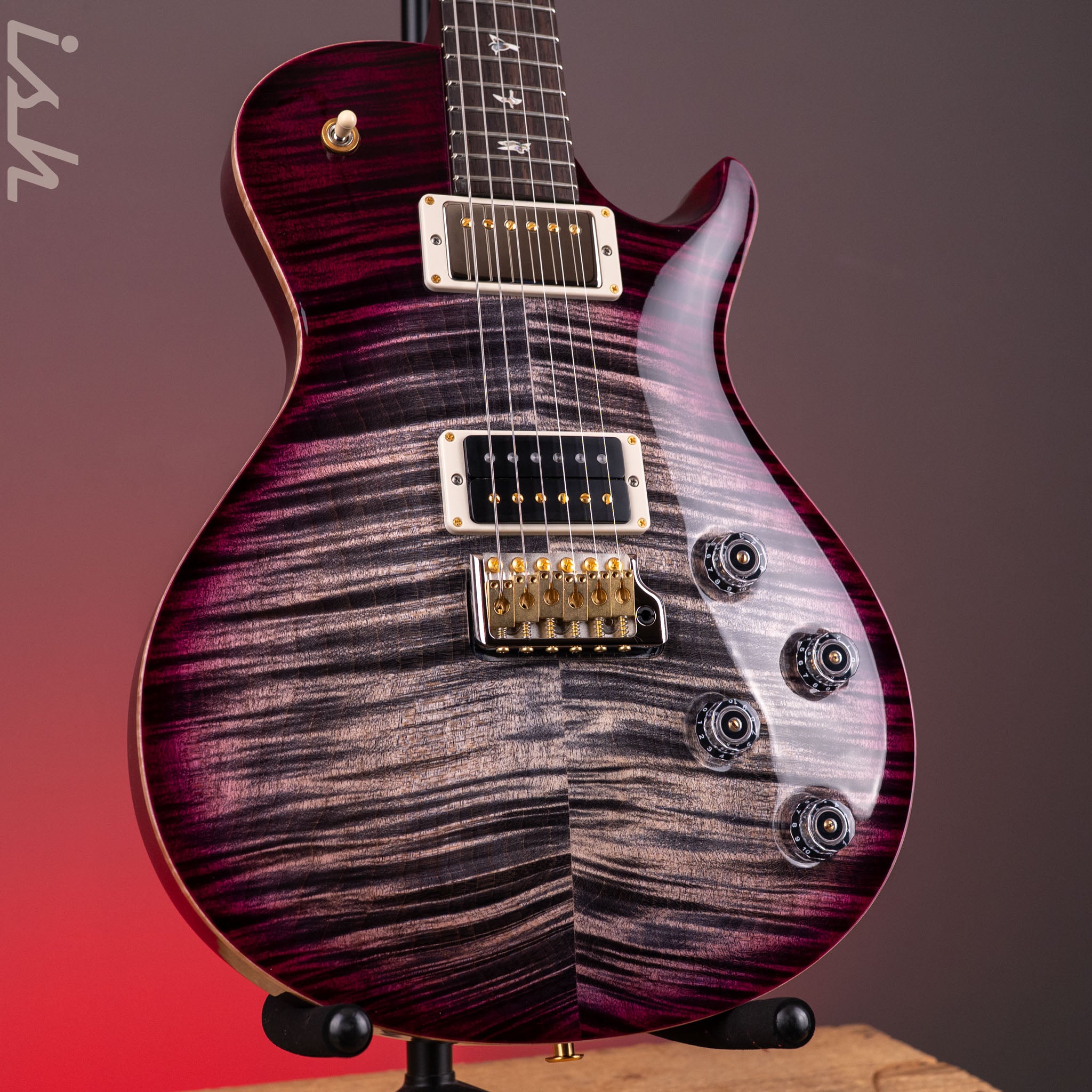 PRS Tremonti エレキギター PRS Tremonti 10-Top Charcoal Purple Burst (Natural Binding) – Ish