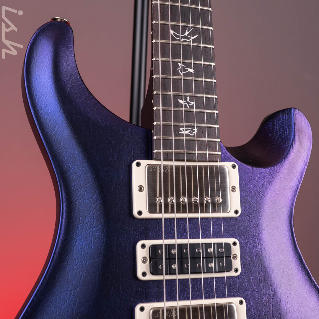 PRS Swamp Ash Special Midnight Metallic Crackle w/ Black Satin Neck  Sprayer&