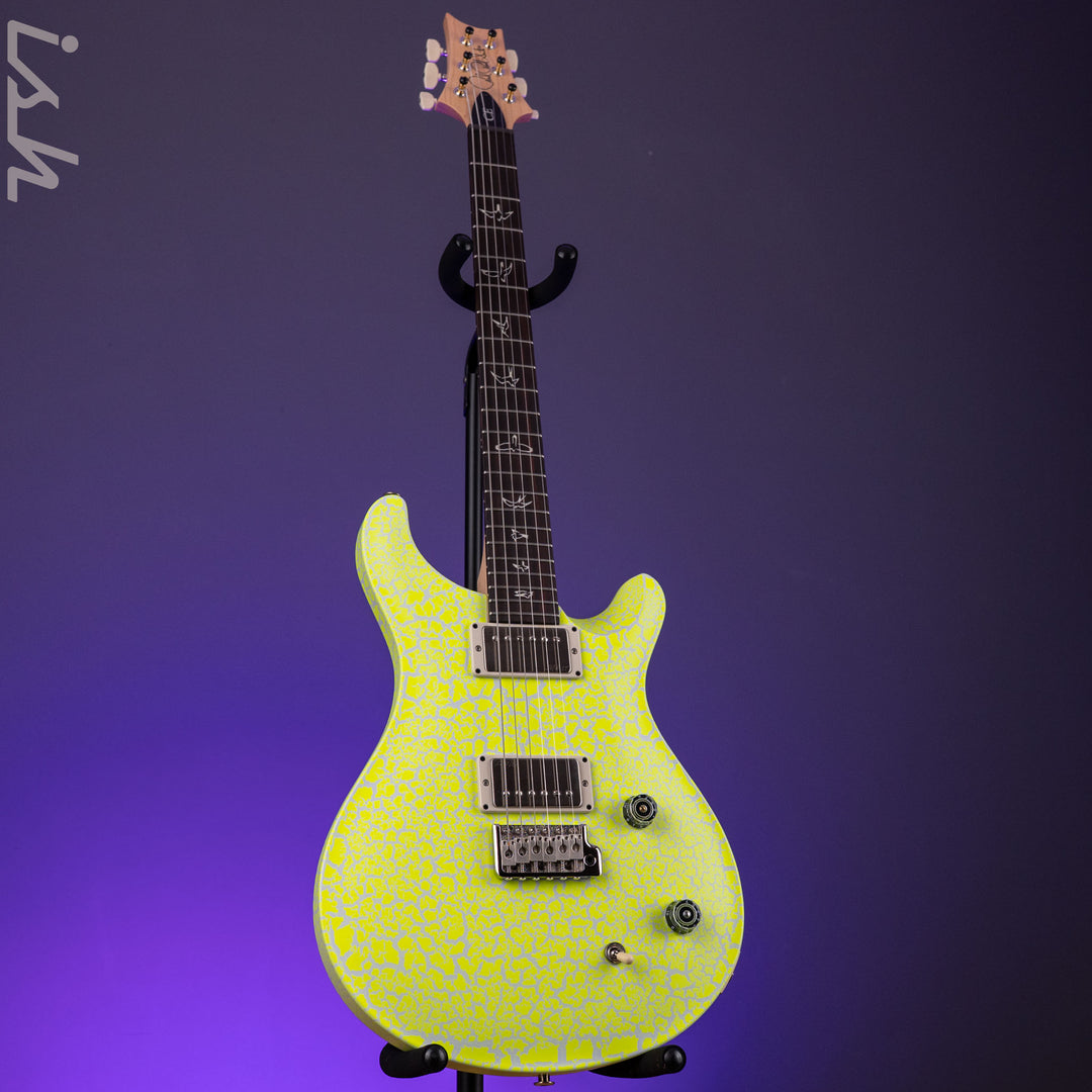 PRS CE 22 Neon Yellow Crackle Sprayer&