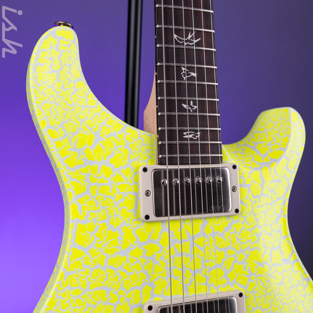 PRS CE 22 Neon Yellow Crackle Sprayer&