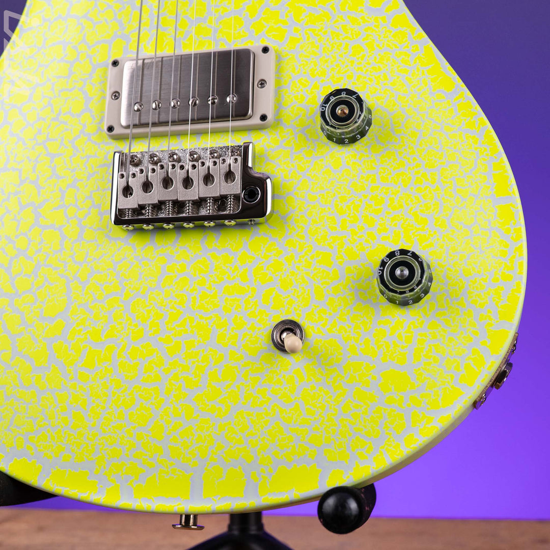 PRS CE 22 Neon Yellow Crackle Sprayer&