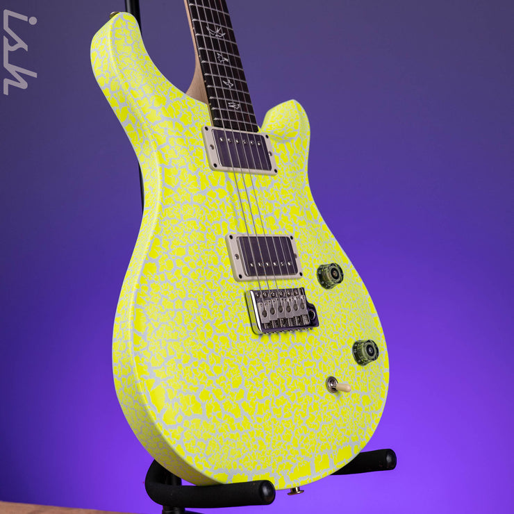 PRS CE 22 Neon Yellow Crackle Sprayer&