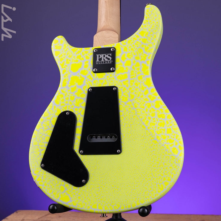 PRS CE 22 Neon Yellow Crackle Sprayer&