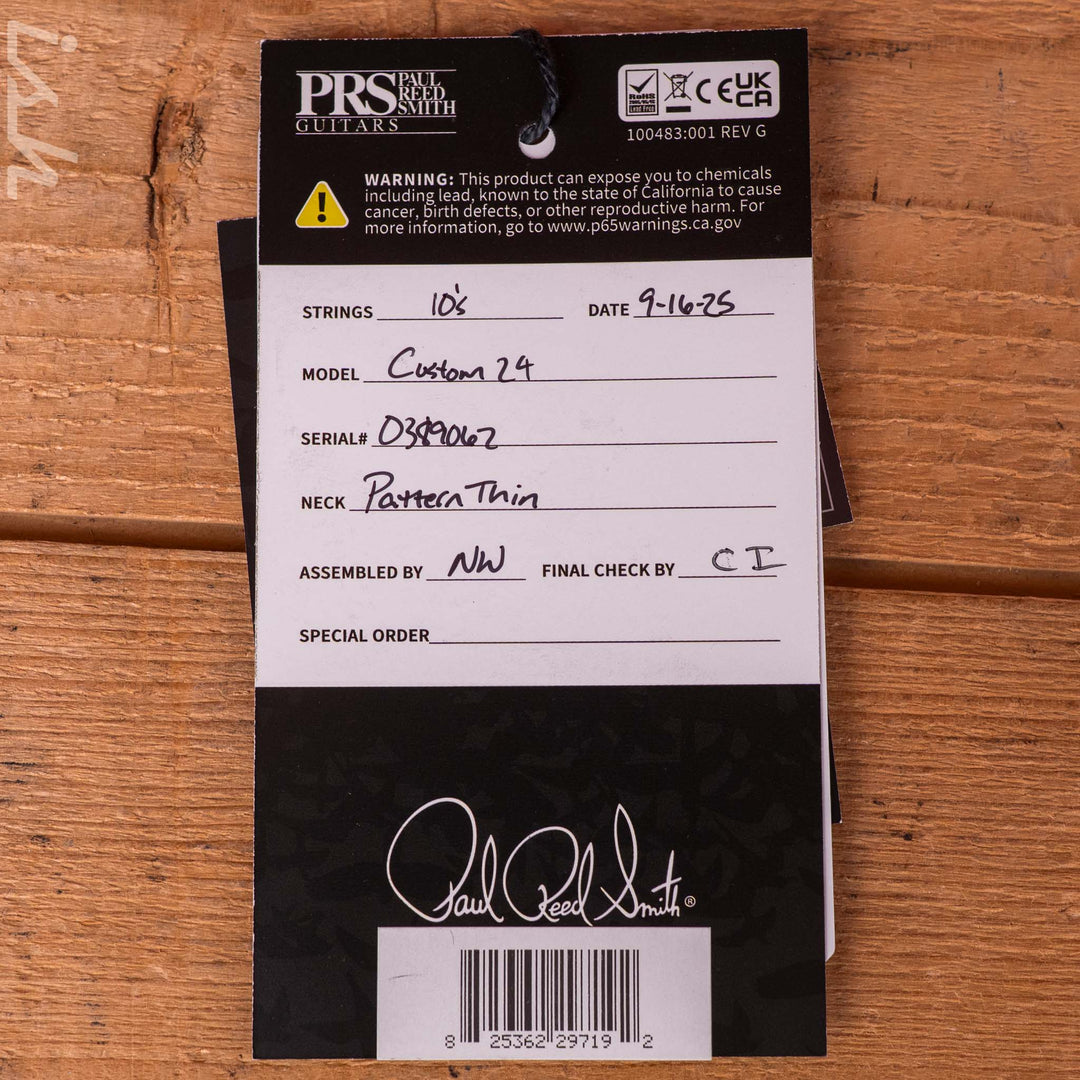 PRS Custom 24 Purple Holoflake *Ziricote Fretboard* Demo