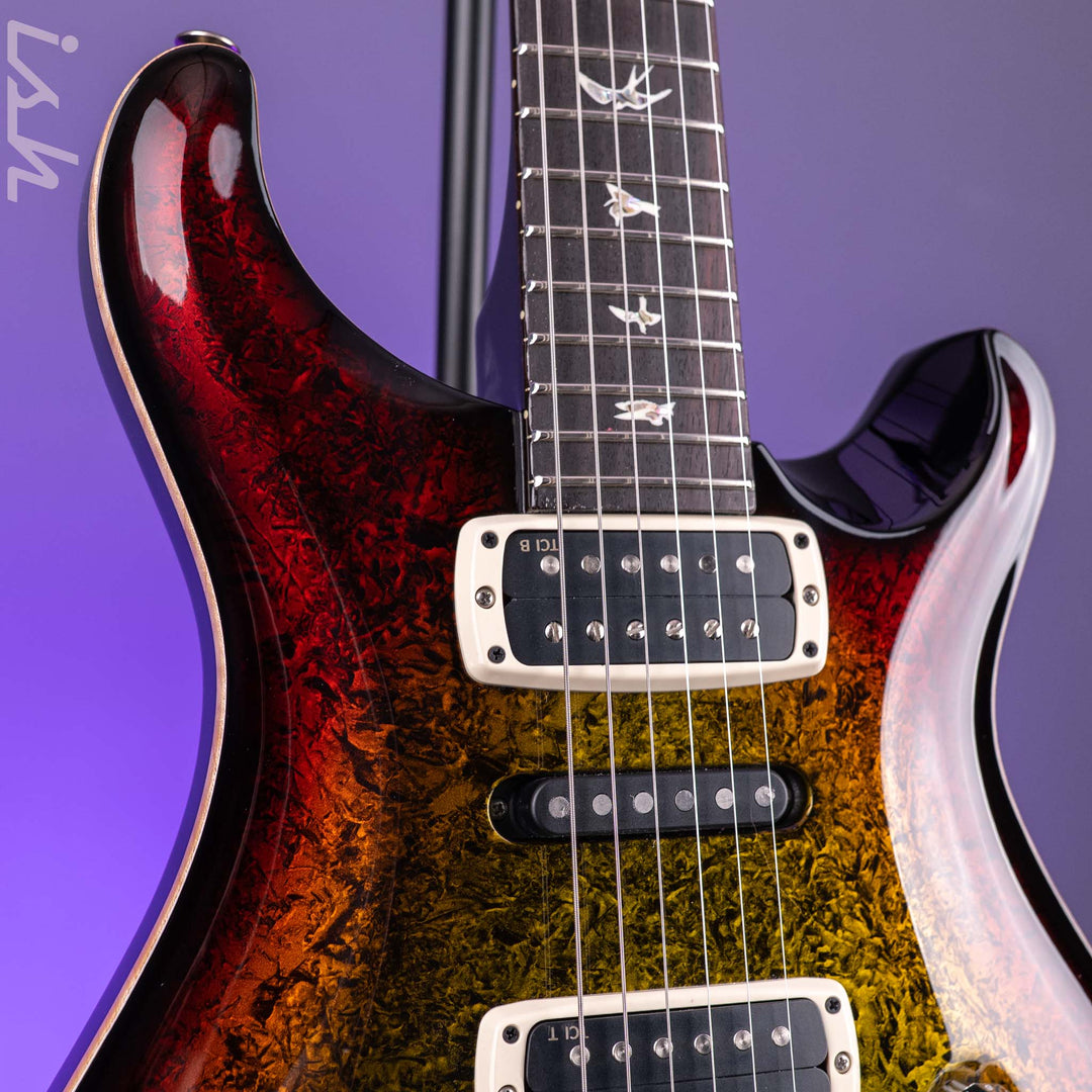 PRS Modern Eagle V Fire Burst Liquid Metal Sprayer&