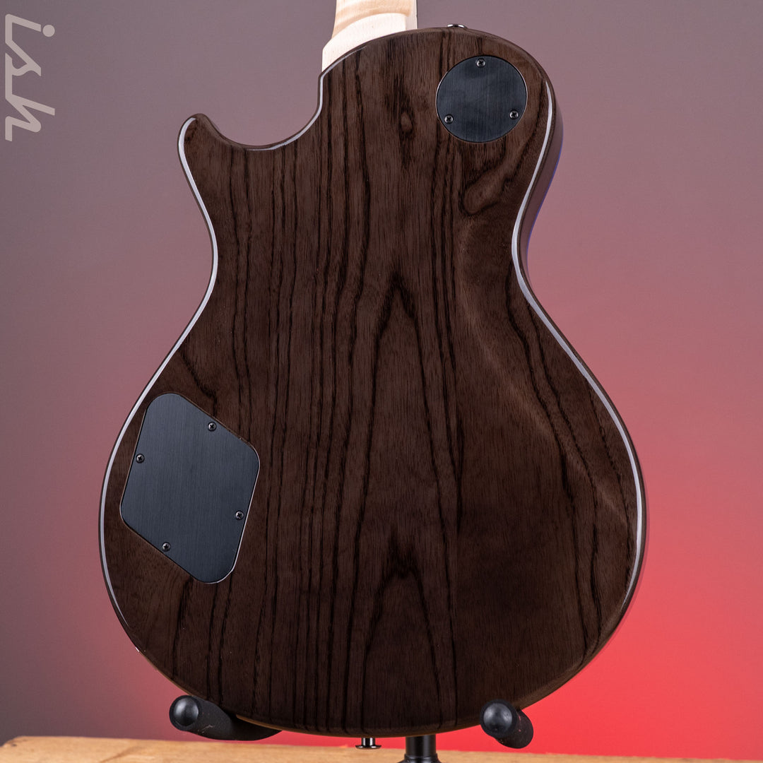 PRS Wood Library McCarty 594 Singlecut 10-Top Quilt River Blue Wrap Smokeburst