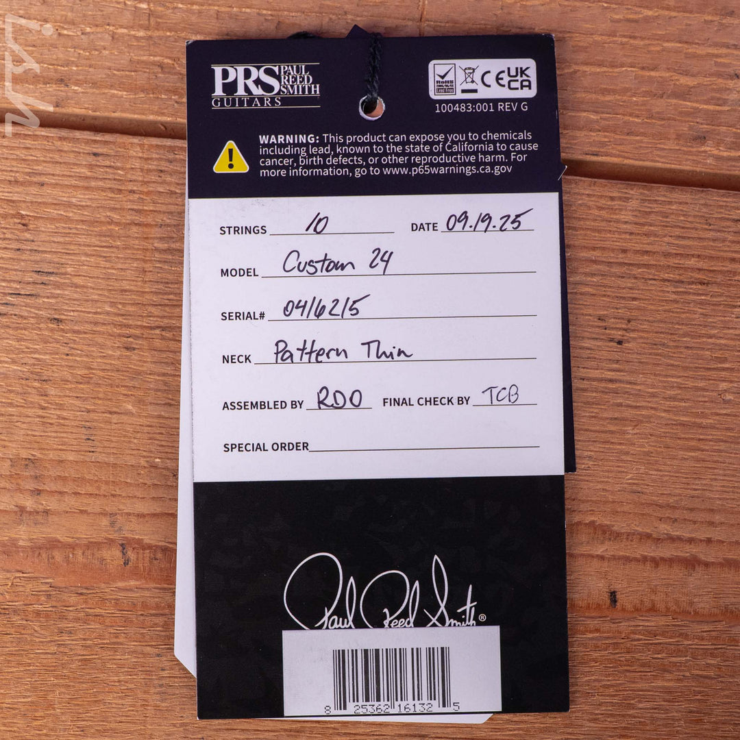 2025 PRS Custom 24 White Gloss