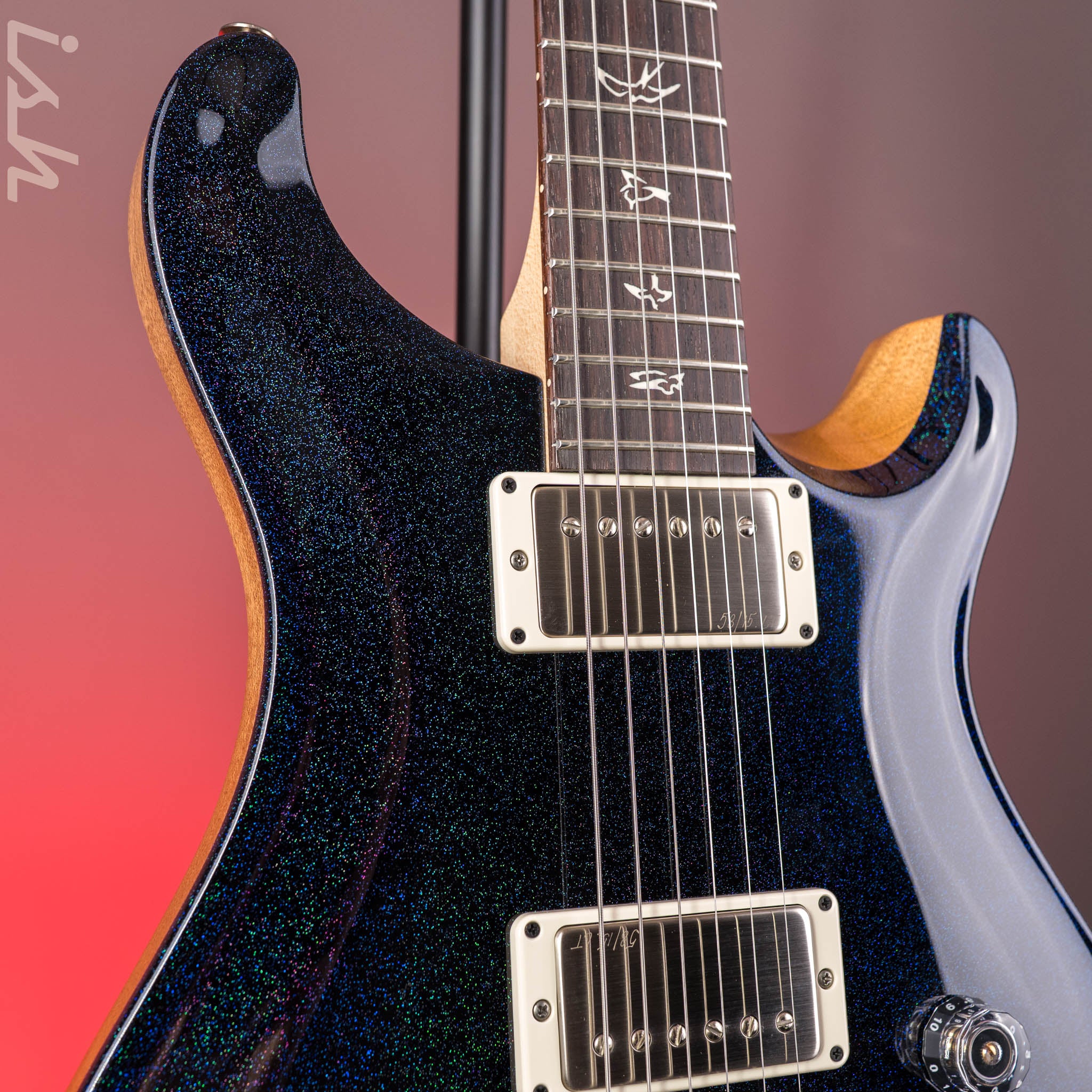 PRS CE 22 Blue Rainbow Holoflake – Ish Guitars