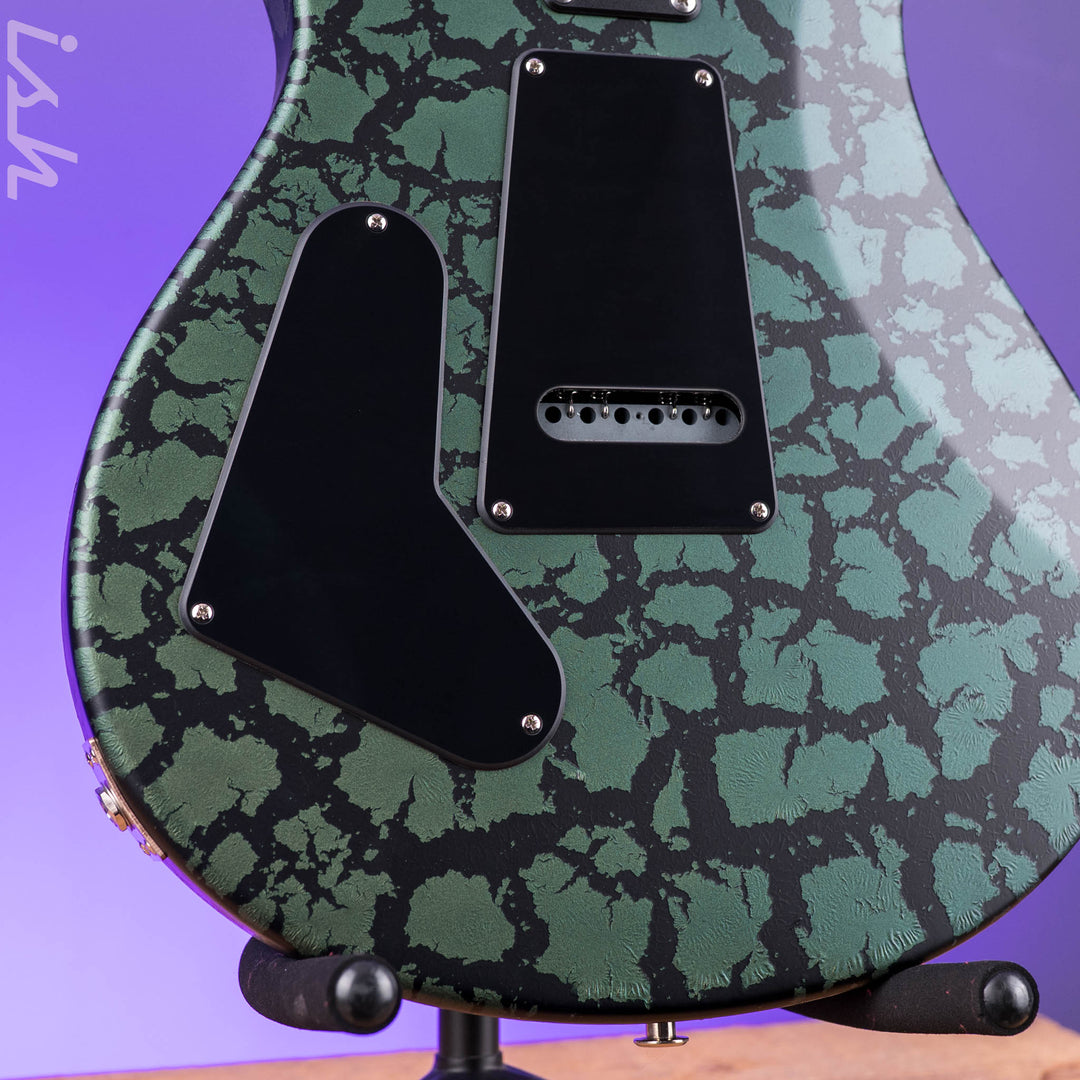 PRS CE 24 Black Matcha Green Crackle Sprayer&