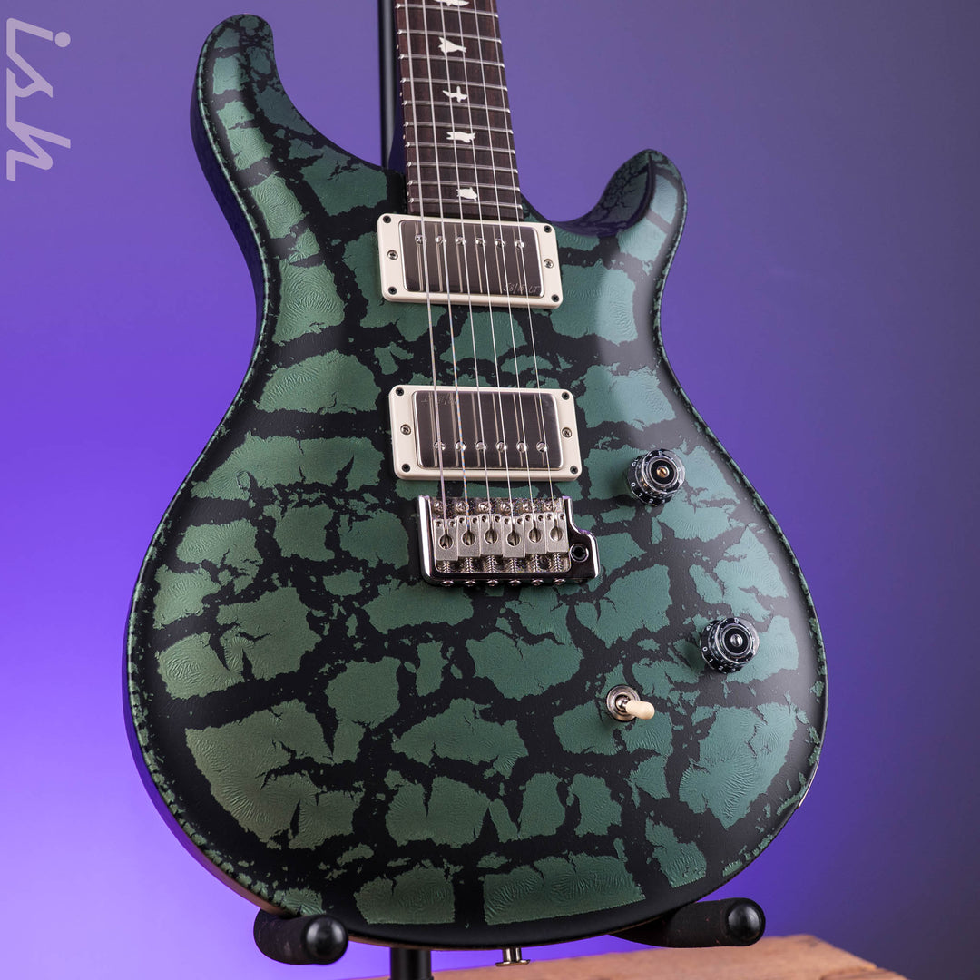 PRS CE 24 Black Matcha Green Crackle Sprayer&